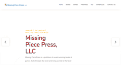 Desktop Screenshot of missingpiecepress.com
